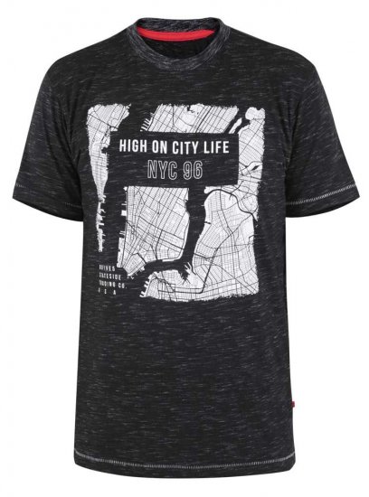 D555 Rumford Printed T-shirt - T-shirts - T-shirts Homme Grande Taille