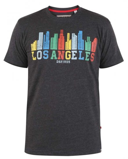 D555 Hemford Printed T-Shirt - T-shirts - T-shirts Homme Grande Taille