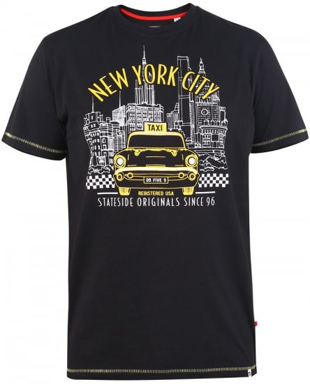 D555 WINGMORE Printed T-Shirt - T-shirts - T-shirts Homme Grande Taille