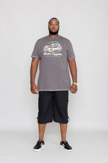 D555 BARMING Printed T-Shirt - T-shirts - T-shirts Homme Grande Taille