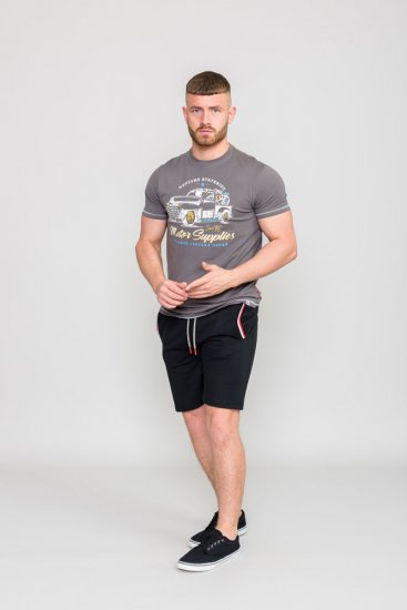 D555 BARMING Printed T-Shirt - T-shirts - T-shirts Homme Grande Taille