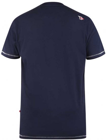 D555 PICKEMHAM Printed T-Shirt - T-shirts - T-shirts Homme Grande Taille