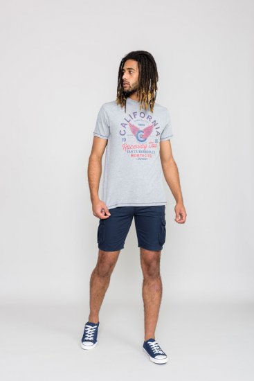 D555 BARTON Printed T-Shirt - T-shirts - T-shirts Homme Grande Taille