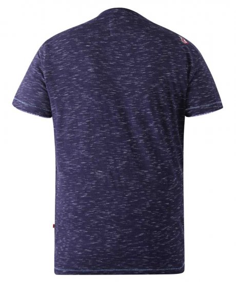 D555 Warner Guitar Printed T-Shirt Navy - T-shirts - T-shirts Homme Grande Taille