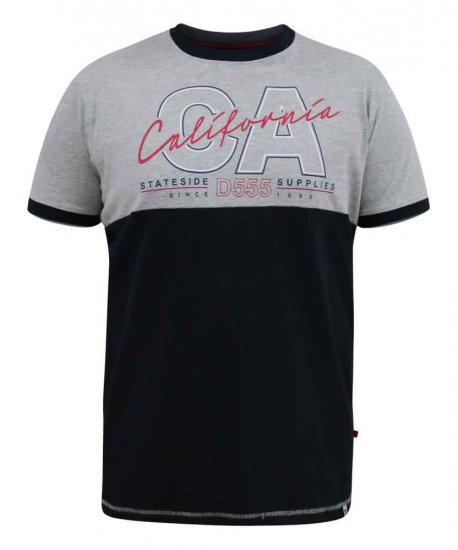 D555 Juniper California Printed T-Shirt - T-shirts - T-shirts Homme Grande Taille