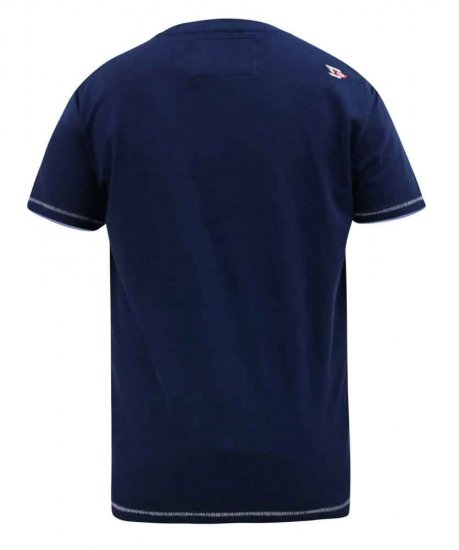 D555 Bronte All American Guitar Printed T-Shirt - T-shirts - T-shirts Homme Grande Taille