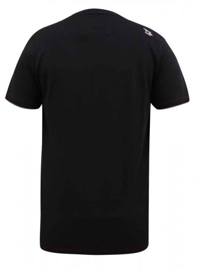 D555 Charles California Rebel Skull Printed T-Shirt - T-shirts - T-shirts Homme Grande Taille