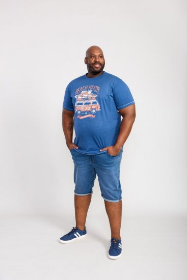 D555 Tavistock Official VW Surf'S Up Printed T-Shirt - T-shirts - T-shirts Homme Grande Taille