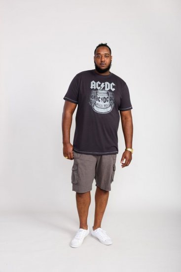 D555 Highway Official AC/DC Hells Bells Printed T- Shirt - T-shirts - T-shirts Homme Grande Taille