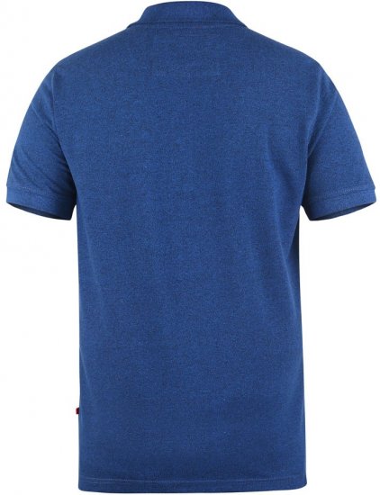 D555 WINCHESTER Blue Polo Shirt - Polos - Polos homme grande taille