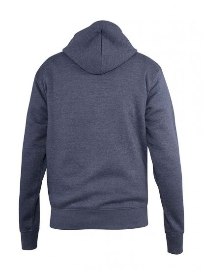 D555 Orchid Chest Printed Zip Through Hoody Denim Blue - Sweatshirts & hoodies - Sweatshirts/Hoodies grande taille homme
