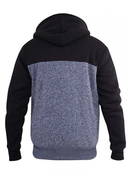 D555 Allen Zip Through Hoody With Sherpa Lining - Sweatshirts & hoodies - Sweatshirts/Hoodies grande taille homme