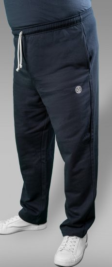 20 Nodi Ponente Long Leg Sports Pants in Combed Fleece Cotton Navy - Pantalons/shorts de survêtement - Survêtement/jogging grandes tailles