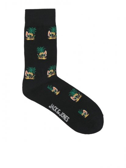 Jack & Jones Pineapple Skulls Chaussettes Noir lot de 3 - Sous-vêtements & bain - Sous-vêtements Grande Taille