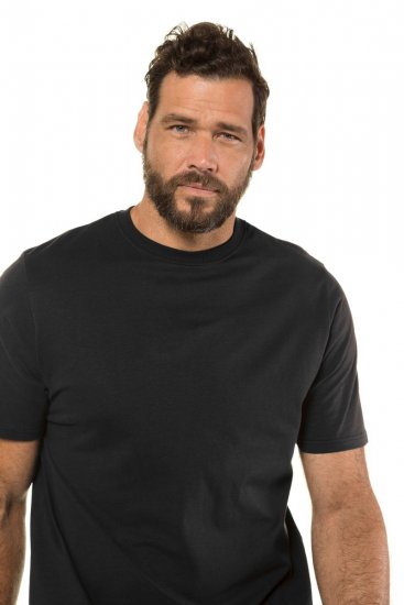 JP1880 702558 T-shirt à col rond Noir - T-shirts - T-shirts Homme Grande Taille