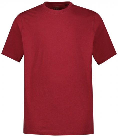 JP1880 702558 T-shirt à col rond Rouge foncé - T-shirts - T-shirts Homme Grande Taille