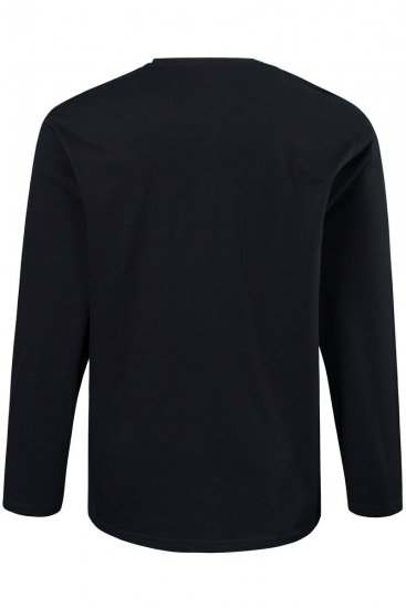 JP1880 702559 T-shirt à manches longues Noir - T-shirts - T-shirts Homme Grande Taille