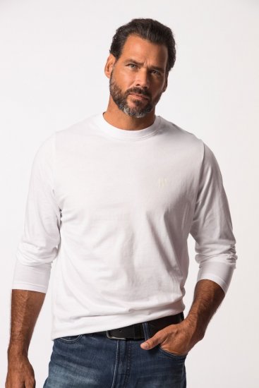 JP1880 702559 T-shirt à manches longues Blanc - T-shirts - T-shirts Homme Grande Taille
