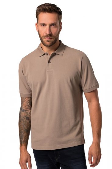 JP1880 702560 Polo Brun gris - Polos - Polos homme grande taille