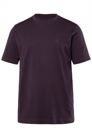 JP1880 702637 T-shirt à col rond lot de 2 Violet foncé/Noir - T-shirts - T-shirts Homme Grande Taille