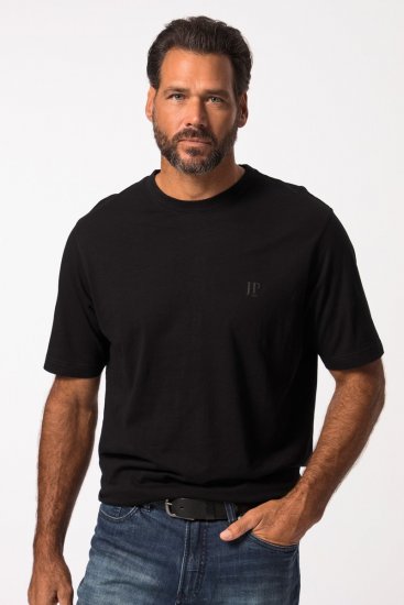 JP1880 702637 T-shirt à col rond lot de 2 Noir - T-shirts - T-shirts Homme Grande Taille