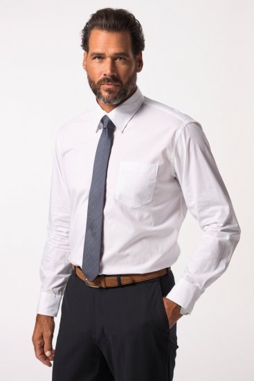 JP1880 703633 Chemise business manches longues Blanc - Chemises - Chemises Grandes Tailles Hommes