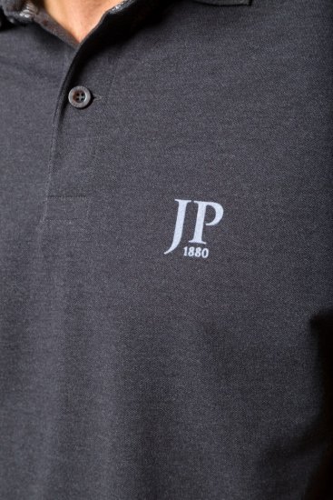 JP1880 704317 Polo lot de 2 Gris foncé - Polos - Polos homme grande taille