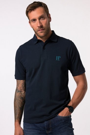 JP1880 704317 Polo lot de 2 Bleu pétrole/Bleu marine - Polos - Polos homme grande taille