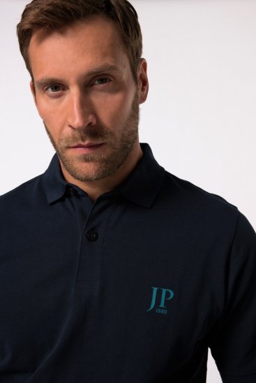 JP1880 704317 Polo lot de 2 Bleu pétrole/Bleu marine - Polos - Polos homme grande taille