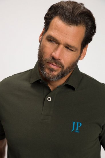 JP1880 704317 Polo lot de 2 Bleu turquoise/Vert olive - Polos - Polos homme grande taille
