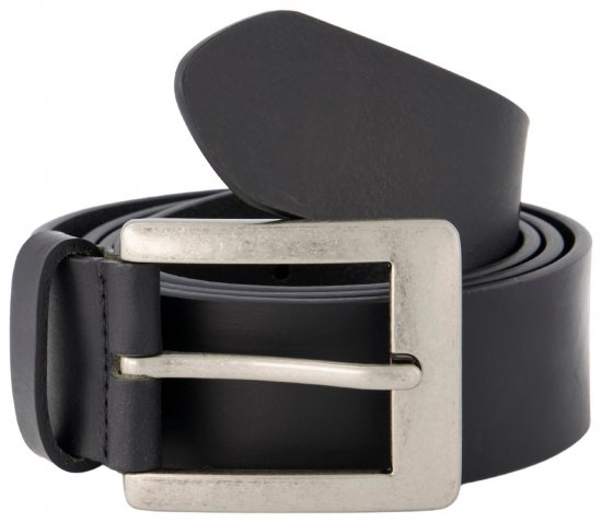 JP1880 705233 Ceinture en cuir Noir - Ceintures - Ceintures grandes tailles pour hommes