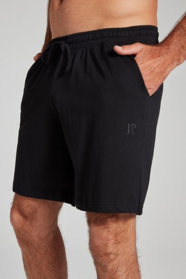 JP1880 Shorts Elastic Waistband Black - Pantalons/shorts de survêtement - Survêtement/jogging grandes tailles