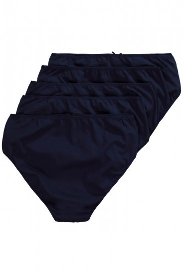 Ulla Popken 710201 Culottes lot de 5 Bleu marine - Culottes - 