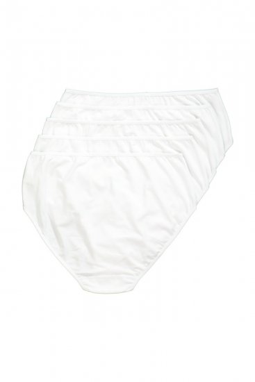 Ulla Popken 710201 Culottes lot de 5 Blanc - Culottes - 