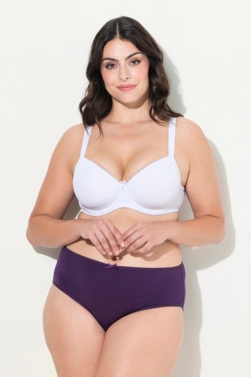 Ulla Popken 710201 Culottes lot de 5 Aubergine - Culottes - 