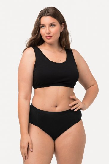 Ulla Popken 711214 Culottes lot de 2 Noir - Culottes - 