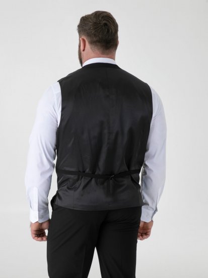 D555 Ted Gilet de costume Noir - Costumes - Costumes grandes tailles 