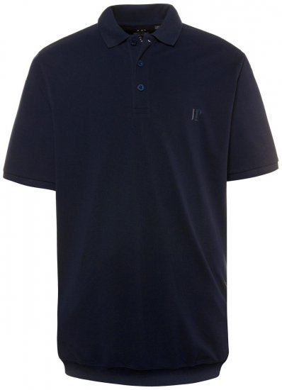JP1880 712617 Polo coupe ventre Bleu marine - Polos - Polos homme grande taille