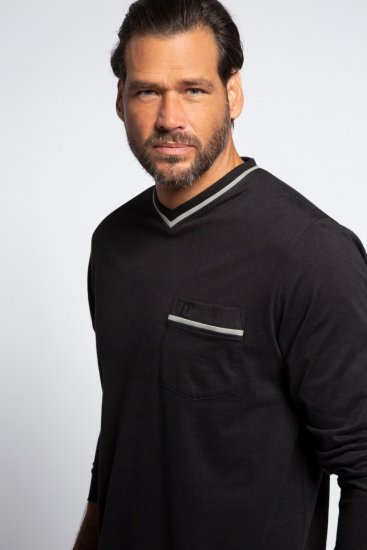 JP1880 721331 Chemise de nuit à manches longues Noir - Sous-vêtements & bain - Sous-vêtements Grande Taille