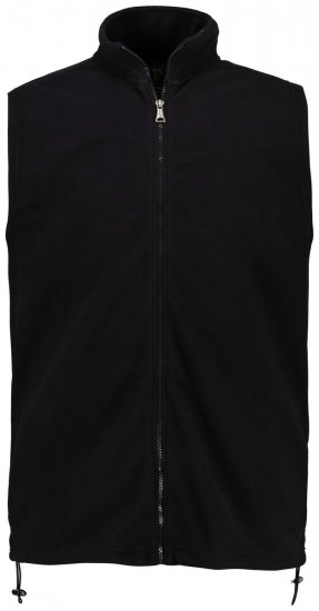 JP1880 723305 Gilet polaire à col montant Noir - Vestes - Vestes homme grandes tailles