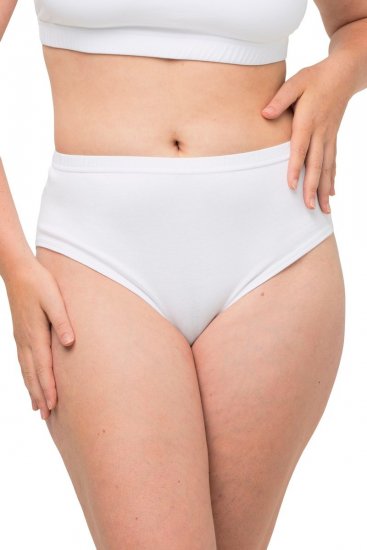 Ulla Popken 723498 Culottes lot de 2 Blanc - Culottes - 