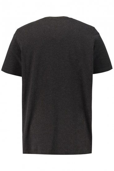 JP1880 726695 T-shirt Henley Gris foncé - T-shirts - T-shirts Homme Grande Taille