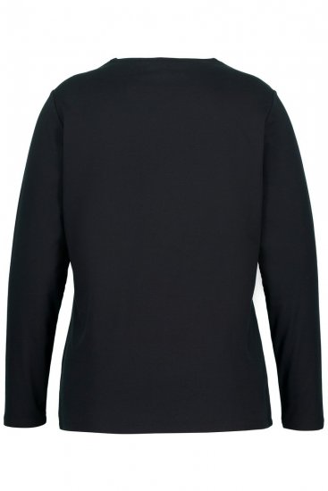 Ulla Popken 751623 Haut de ski à séchage rapide Noir - Vêtements de ski - 