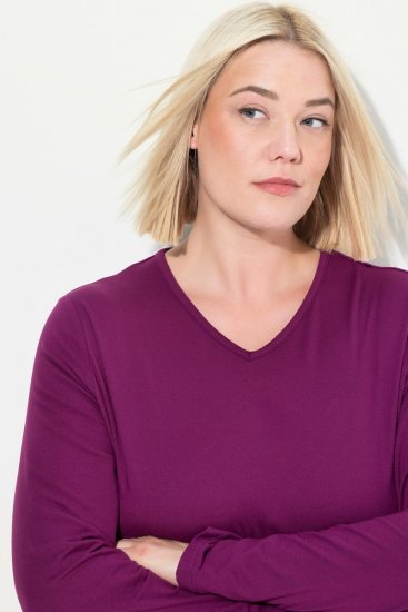 Ulla Popken 751623 Haut de ski à séchage rapide Rose - Vêtements de ski - 