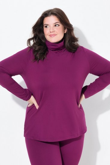 Ulla Popken 751623 Haut de ski à séchage rapide Rose - Vêtements de ski - 