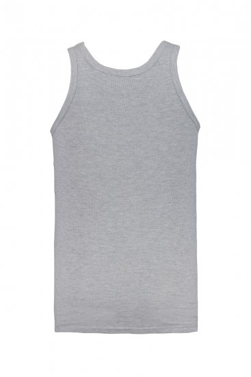 JP1880 782617 Maillot de corps côtelé Gris chiné - Sous-vêtements & bain - Sous-vêtements Grande Taille