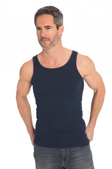 JP1880 782617 Débardeur côtelé Bleu nuit TALL - TALL sous-vêtements & bain - Sous-vêtements pour Homme Grand