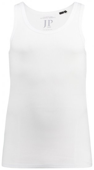 JP1880 782617 Maillot de corps côtelé Blanc - Sous-vêtements & bain - Sous-vêtements Grande Taille