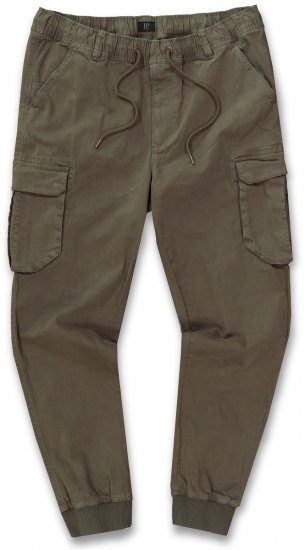 JP1880 782635 Pantalon cargo Vert olive - Jeans et pantalons - Jeans et Pantalons grande taille 