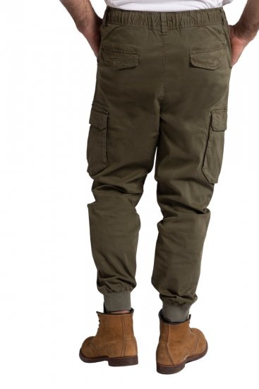 JP1880 782635 Pantalon cargo Vert olive - Jeans et pantalons - Jeans et Pantalons grande taille 